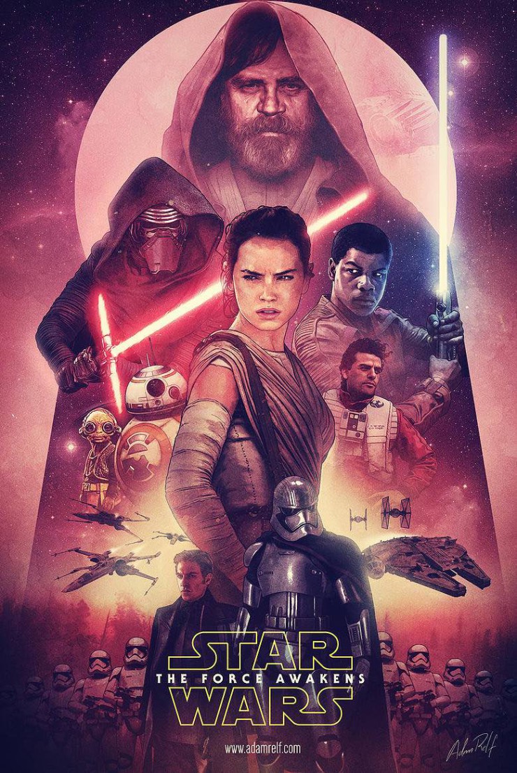 The Force Awakens pitch poster Adam Relf