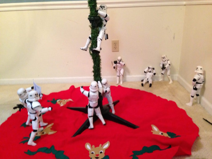 Kyle Shearrer Stormtrooper Christmas tree