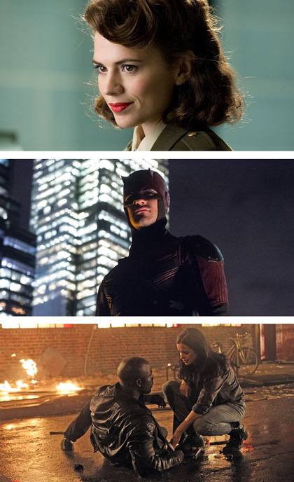 Agent Carter Daredevil Jessica Jones Luke Cage