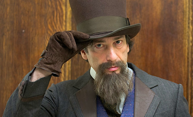 Neil Gaiman as Charles Dickens