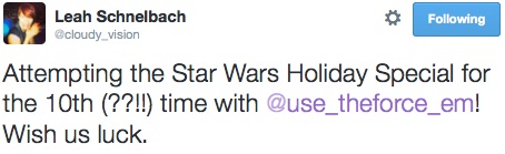 Star Wars Holiday Special live tweets