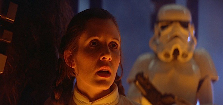 Leia in The Empire Strikes Back