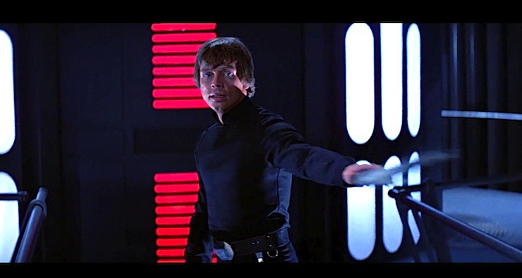 Luke in The Return of the Jedi