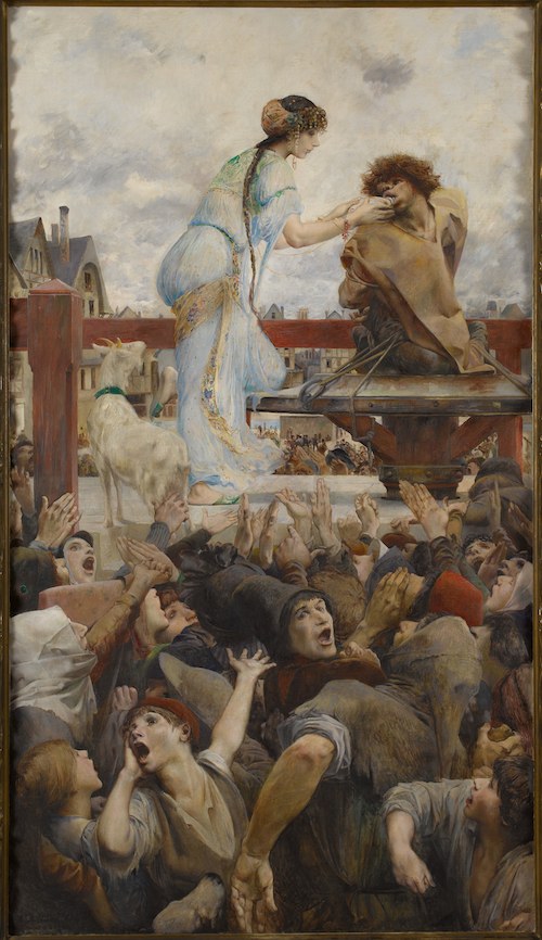 "Une larme pour une goutte d'eau" by Luc-Olivier Merson, 1903.