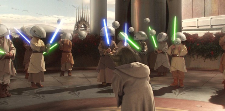 Jedi Younglings, Yoda, Star Wars Episode II, Attack of the Clones