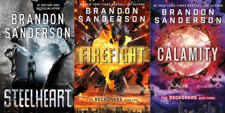 The Reckoners series Brandon Sanderson