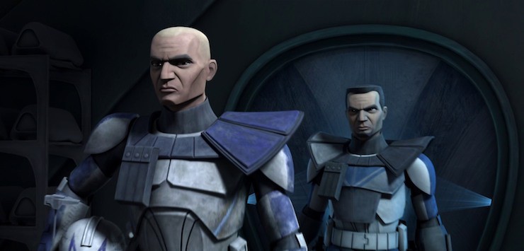 Star Wars the Clone Wars, Rex and Fives