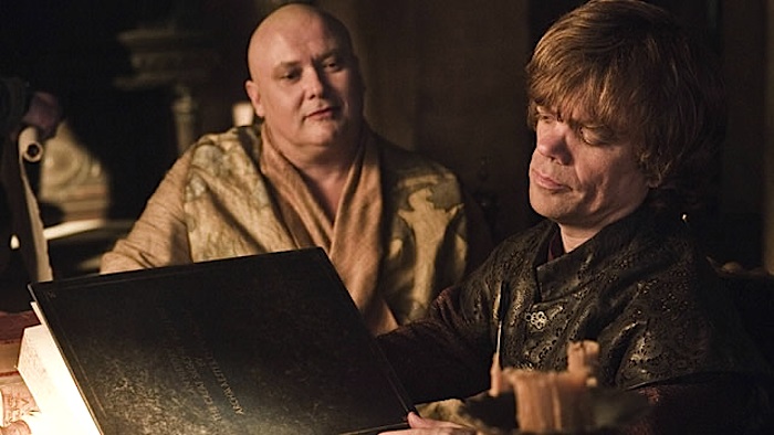 Tyrion and Varys appreciate a good book
