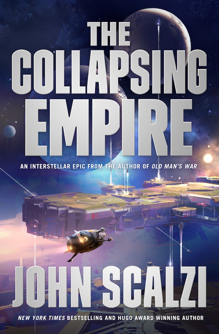 The Collapsing Empire John Scalzi cover