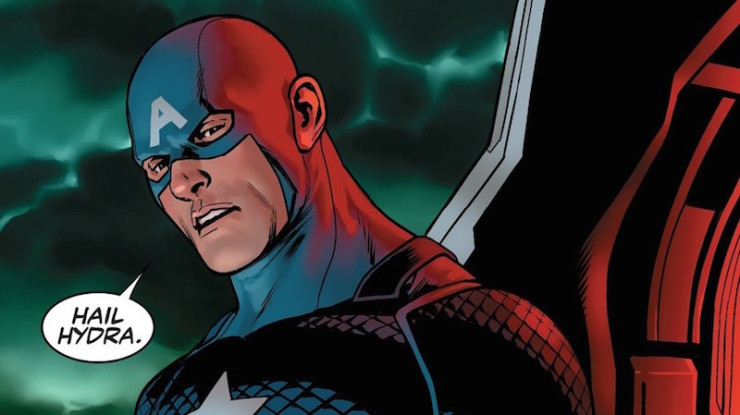 Captain America Hail Hydra twist Nazi wtf Marvel Comics
