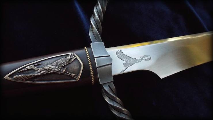 Heron mark sword Brendan Olszowy
