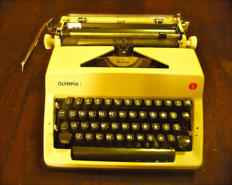 Olympia SM9, made in West Germany (1971)--the newest in the "fleet."