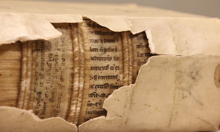 hidden libraries medieval manuscript book bindings Erik Kwakkel