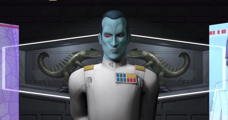 Grand Admiral ThGrand Admiral Thrawn in Star Wars: Rebelsrawn on Rebels