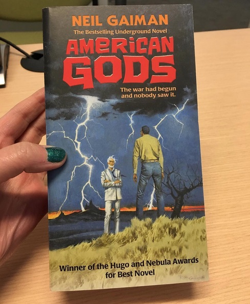 American Gods retro cover McGinnis