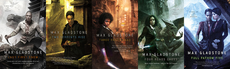 Max Gladstone Craft Sequence covers