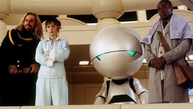 Marvin the paranoid android, Hitchhiker's Guide to the Galaxy