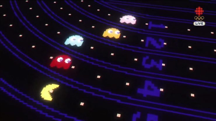 Tokyo Olympics 2020 geeky trailer Pac-Man Mario