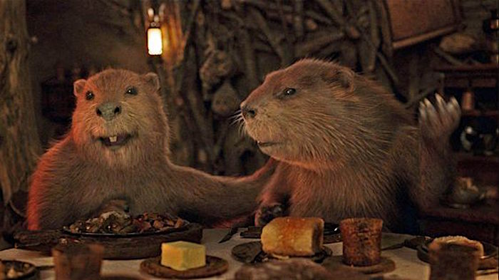 Mr. and Mrs. Beaver in The Lion, The Witch, and the Wardrobe