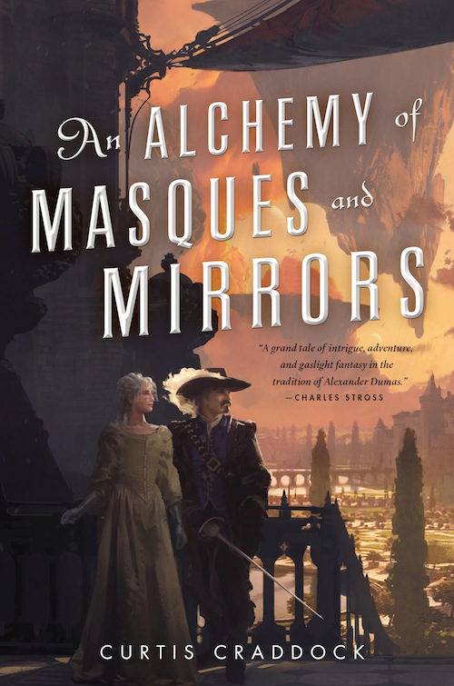An Alchemy of Masques and Mirrors by Curtis Craddock, cover by Thom Tenery