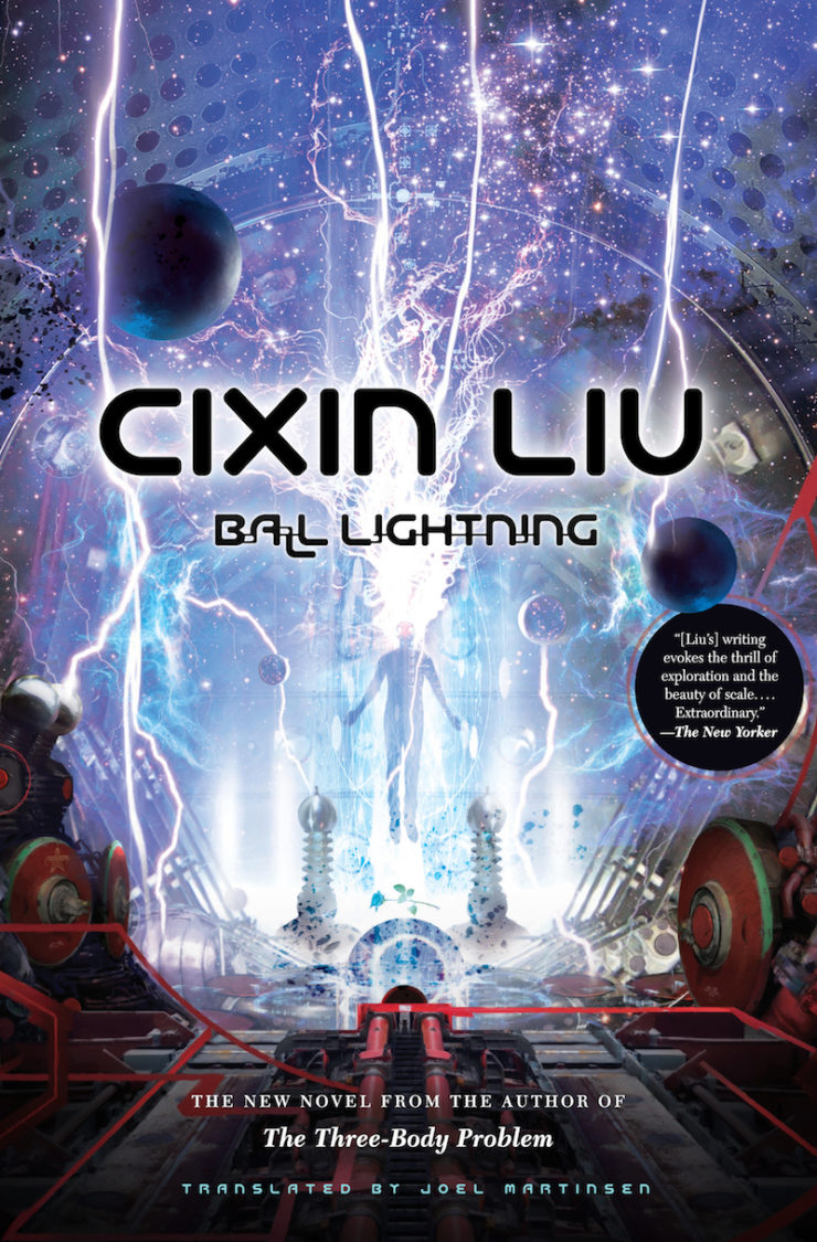Ball Lightning Cixin Liu cover reveal Joel Martinsen military SF standalone Stephan Martiniere