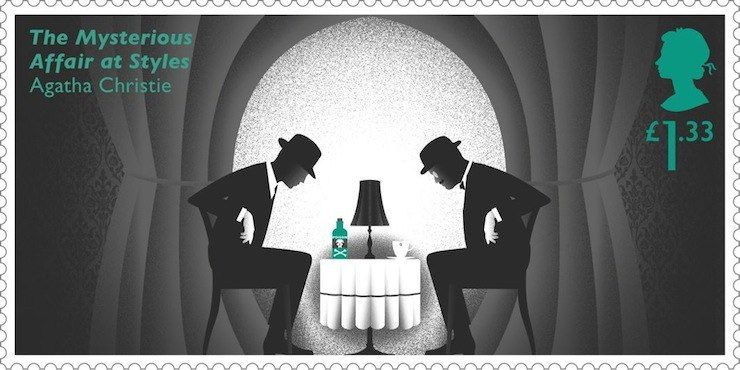 Agatha Christie stamps, Neil Webb, Studio Sutherland