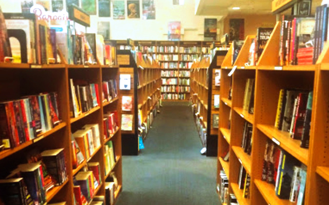 Third Place Books book aisle
