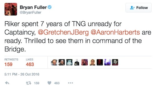 Bryan Fuller tweet