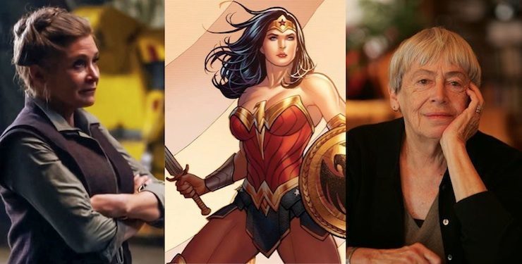 Princes Leia, Wonder Woman, Ursula K. Le Guin