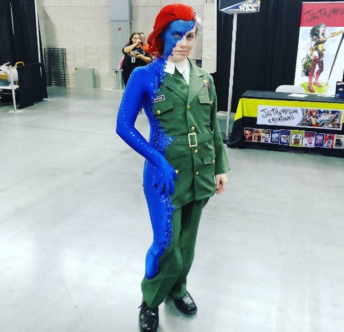 Mystique cosplay at New York Comic-Con