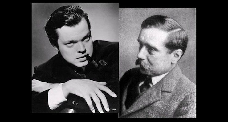 Orson Wells and HG Wells