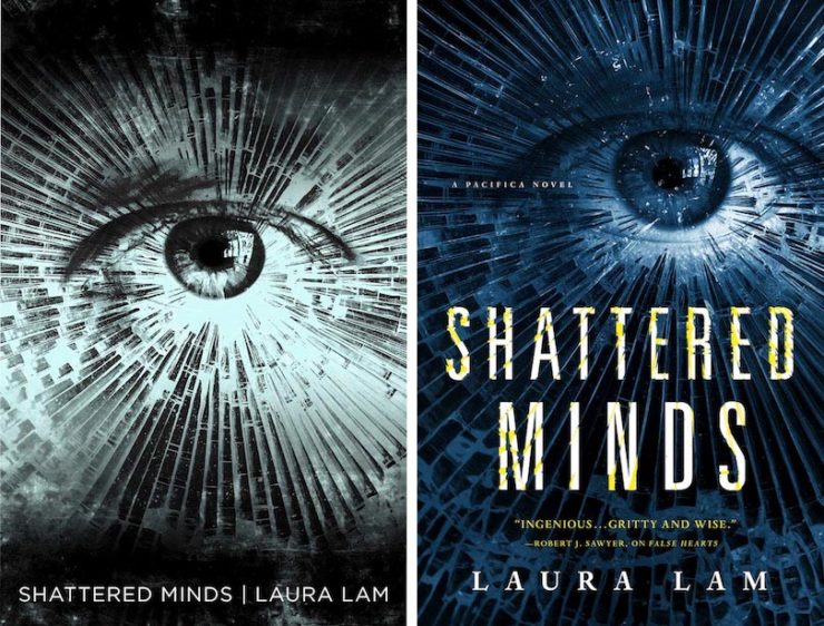 UK cover (left) designed by Neil Lang; US cover (right)