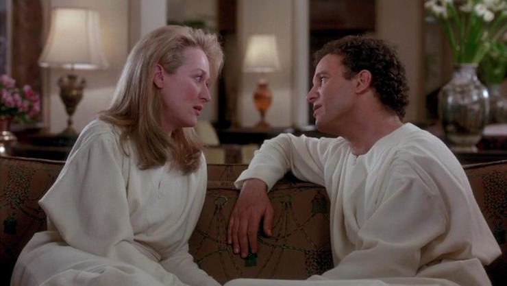 Meryl Streep and Albert Brooks in Defending Your Life