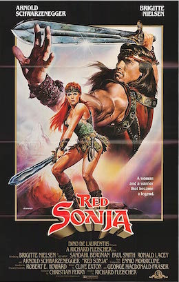 Red Sonja movie poster nostalgia rewatch