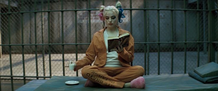 Harley Quinn, Suicide Squad, Margot Robbie, coffee