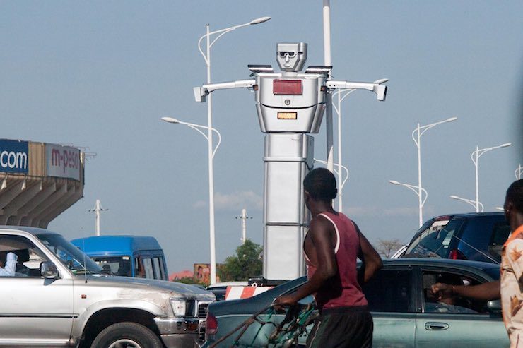 traffic robot in Congo