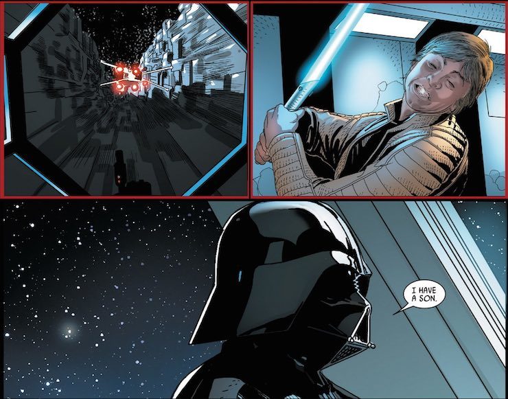 Darth Vader comic Boba Fett Luke Skywalker