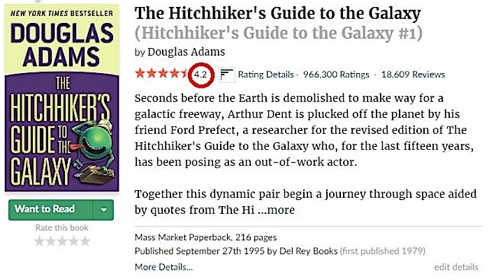 Hitchhikers Guide to the Galaxy on Goodreads