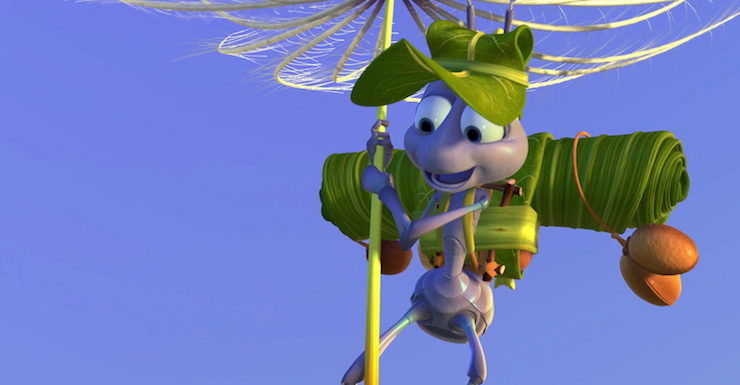 Flik (voiced by Dave Foley) in A Bug's Life