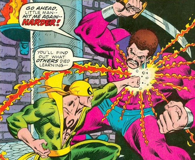 Iron Fist #7 (1976); Cover art by Ron Wilson