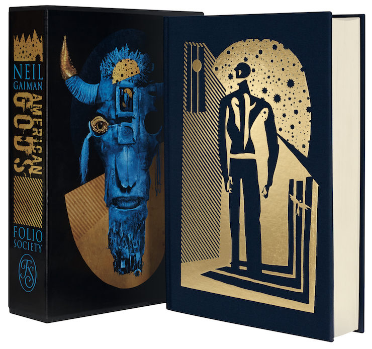 American Gods by Neil Gaiman, illustrations by Dave McKean, Folio Society Edition
