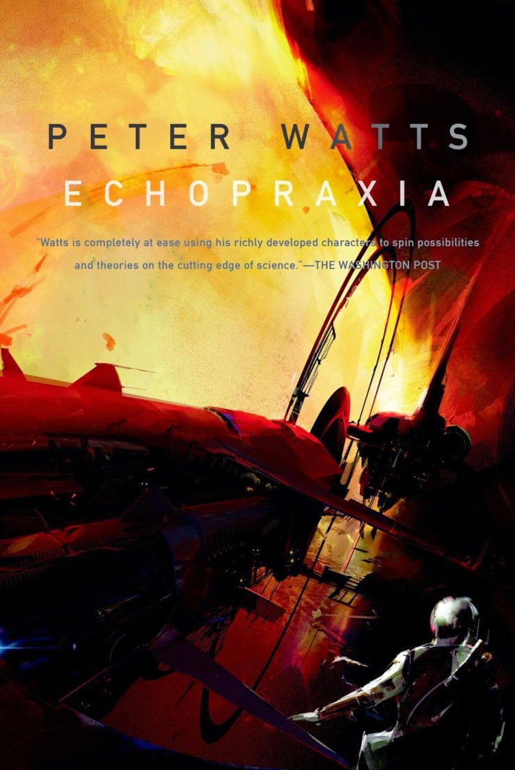 Echopraxia Peter Watts book cover Richard Anderson