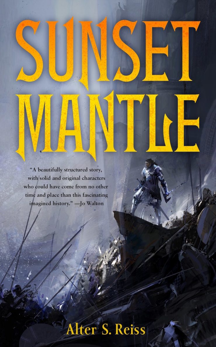 Richard Anderson SFF book covers Sunset Mantle Alter S. Reiss
