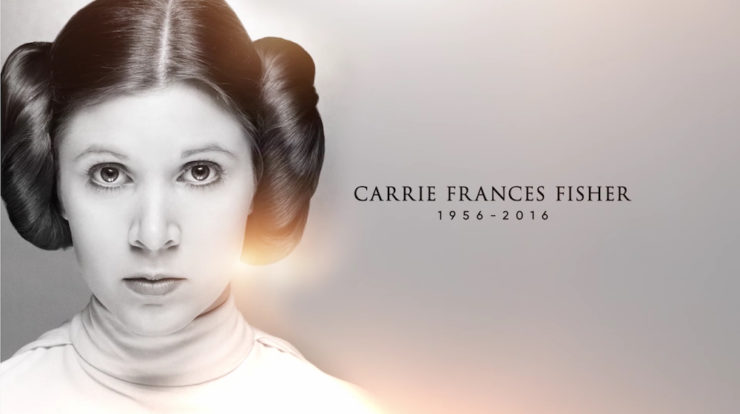 Carrie Fisher tribute video Star Wars Celebration