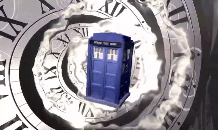 is time travel sci-fi or fantasy Doctor Who TARDIS title sequence