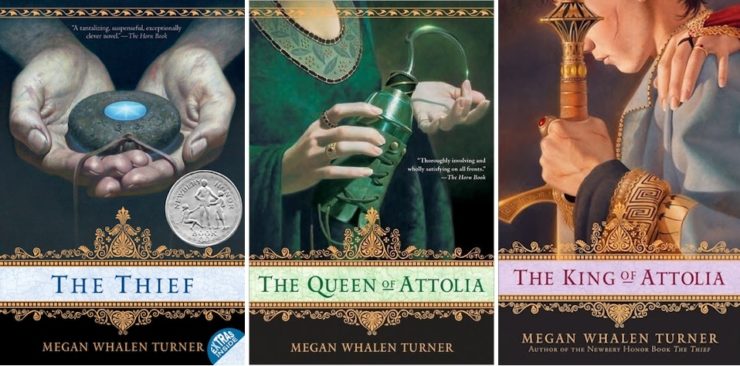 The Queen's Thief series Megan Whalen Turner Eugenides Gen The Queen of Attolia