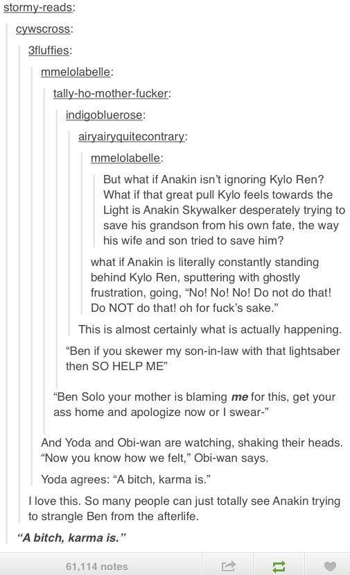 Kylo Ren and Anakin