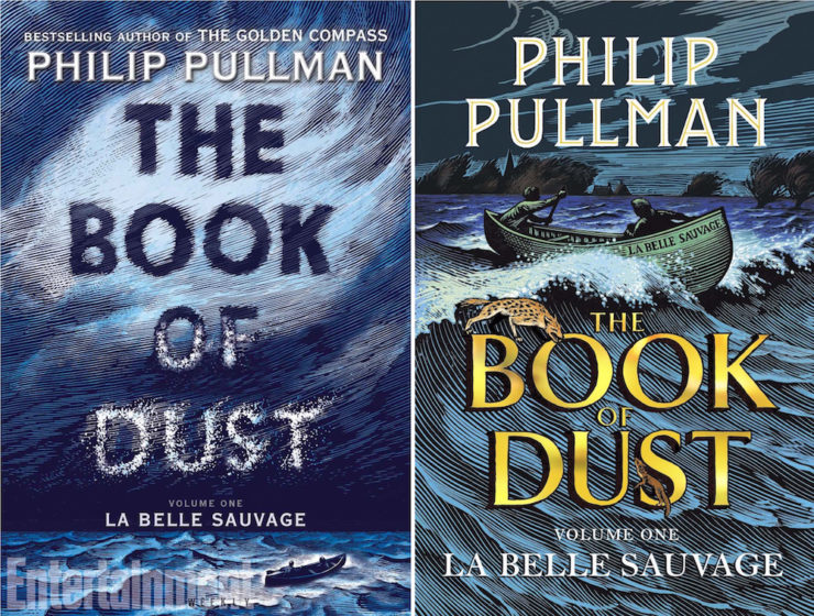 The Book of Dust La Belle Sauvage Philip Pullman US UK covers Chris Wormell