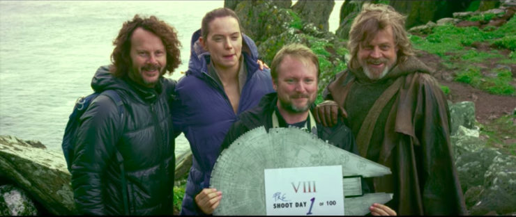 The Last Jedi behind the scenes video