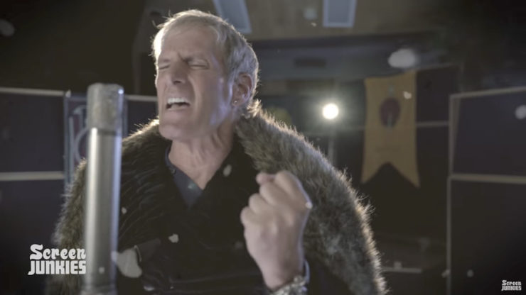 Michael Bolton Game of Thrones theme song cover Screen Junkies Honest Trailers power ballad